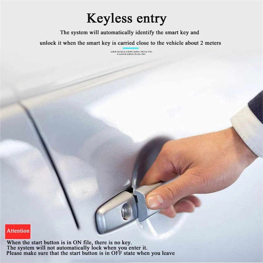 Universal Keyless Entry Push Button Alarm System Remote Start x1