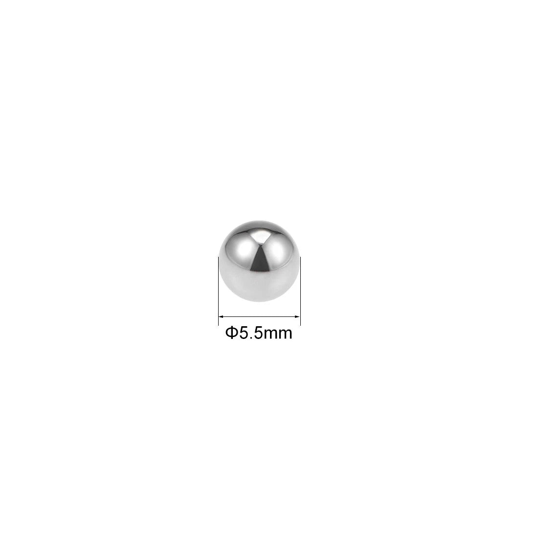 Precision Balls / 5.5mm / Solid Chrome Steel G10 for Bearing Keychain Wheel