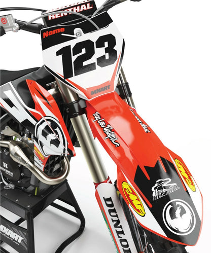 KTM EXC Custom Graphics Kit Decals Stickers (2001-2002)