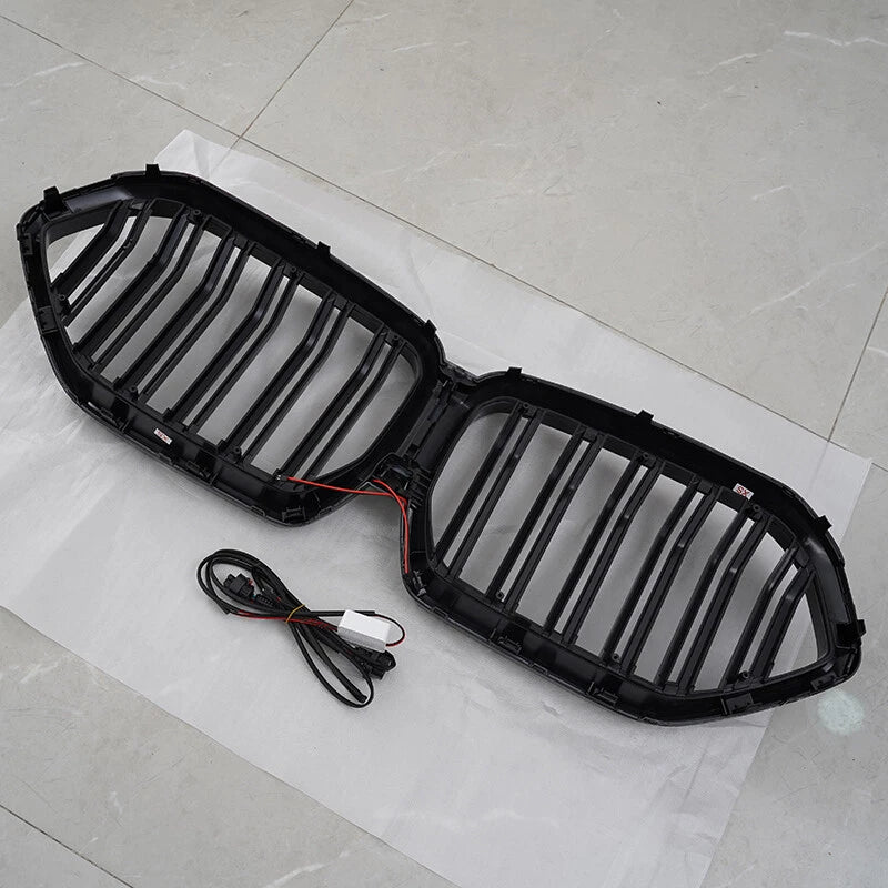 LED Lights Front Mesh Grille for BMW X6 G06 (2019-2023)
