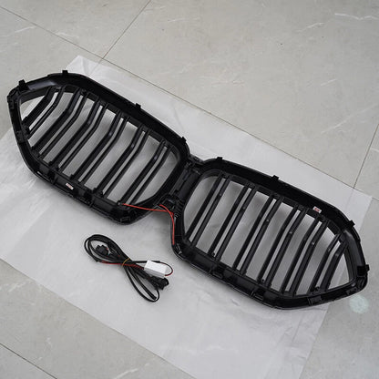 LED Lights Front Mesh Grille for BMW X6 G06 (2019-2023)