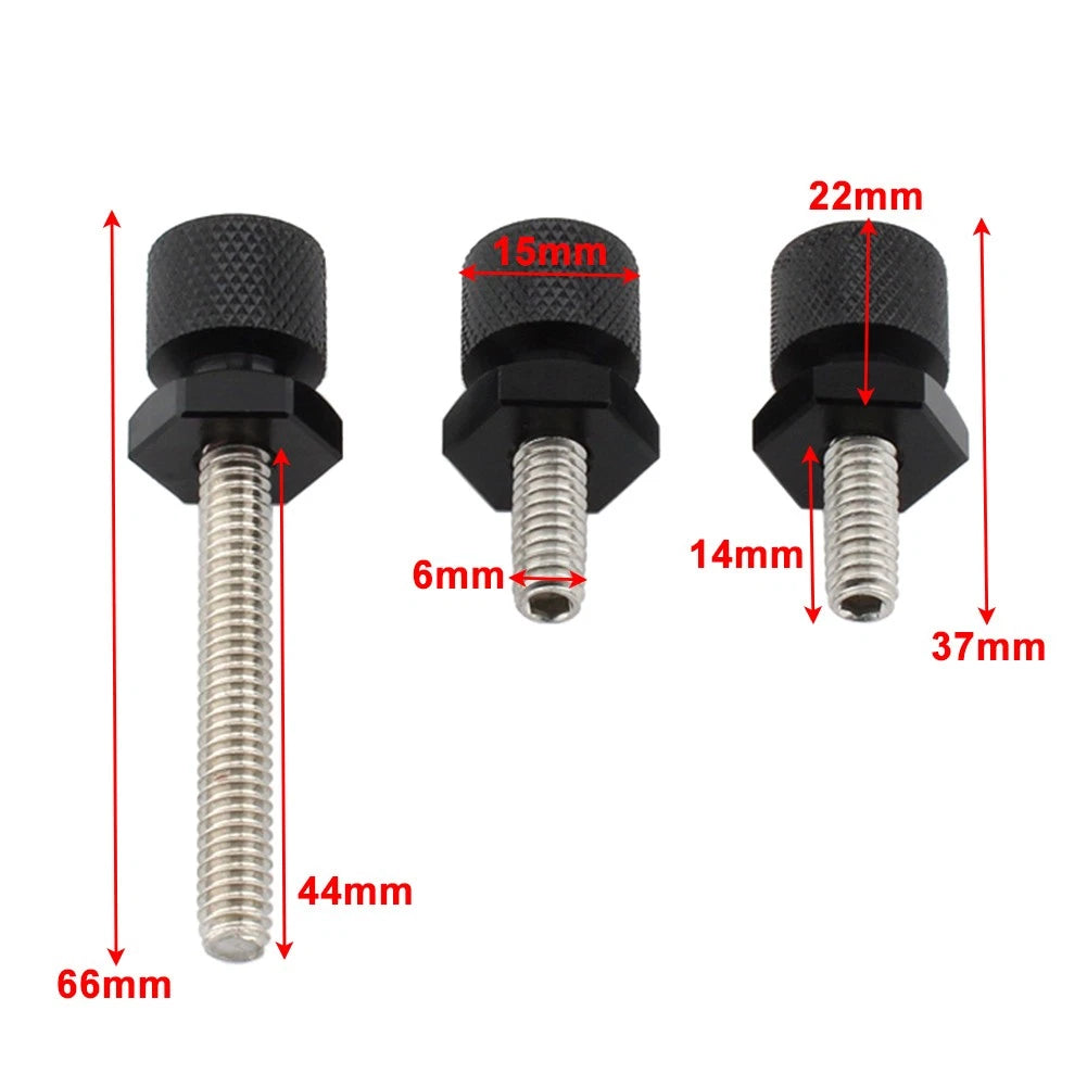 3 x Windshield Screws 6mm for Harley Electra Glide, Street Glide (2014-2023)