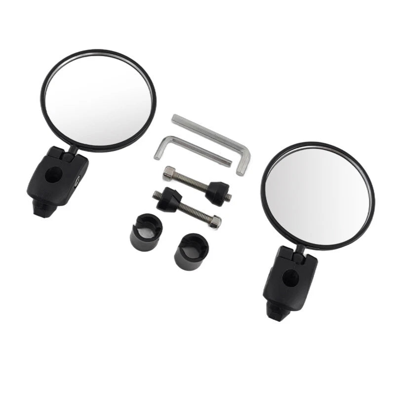 Bicycle Handlebar Rear View Mirror Set of 2 for MTB ()