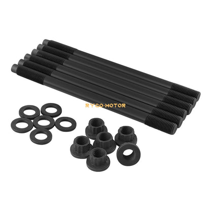 Heavy Duty Cylinder Head Studs Bolt Nut for Polaris 14-24 RZR 4 XP 1000 900 EPS
