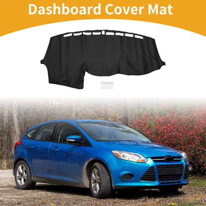Dashboard Cover Black for Ford Focus (2012-2018) 1 x Anti-Slip