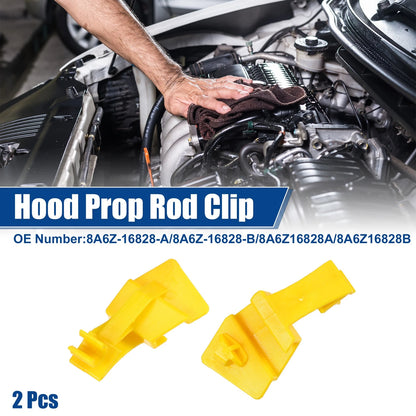 2 x Hood Prop Rod Holder Clips for Ford (No. 8A6Z16828A)