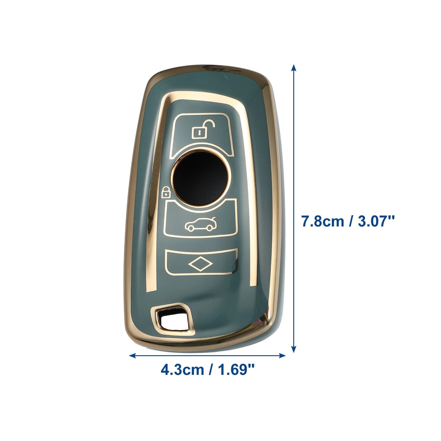 TPU 3 Button Keyless Entry Remote Cover for BMW 1 Series (2004-2013)