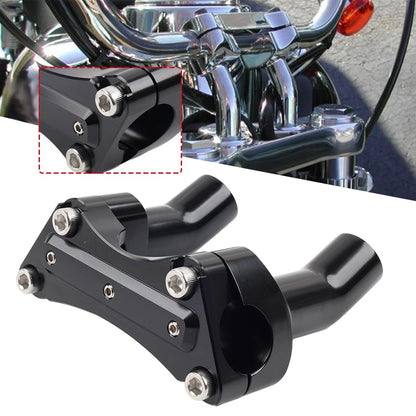 4" Handlebar Risers Top Clamp for Harley Tour Super Sport Glide Softail (2006-2023)