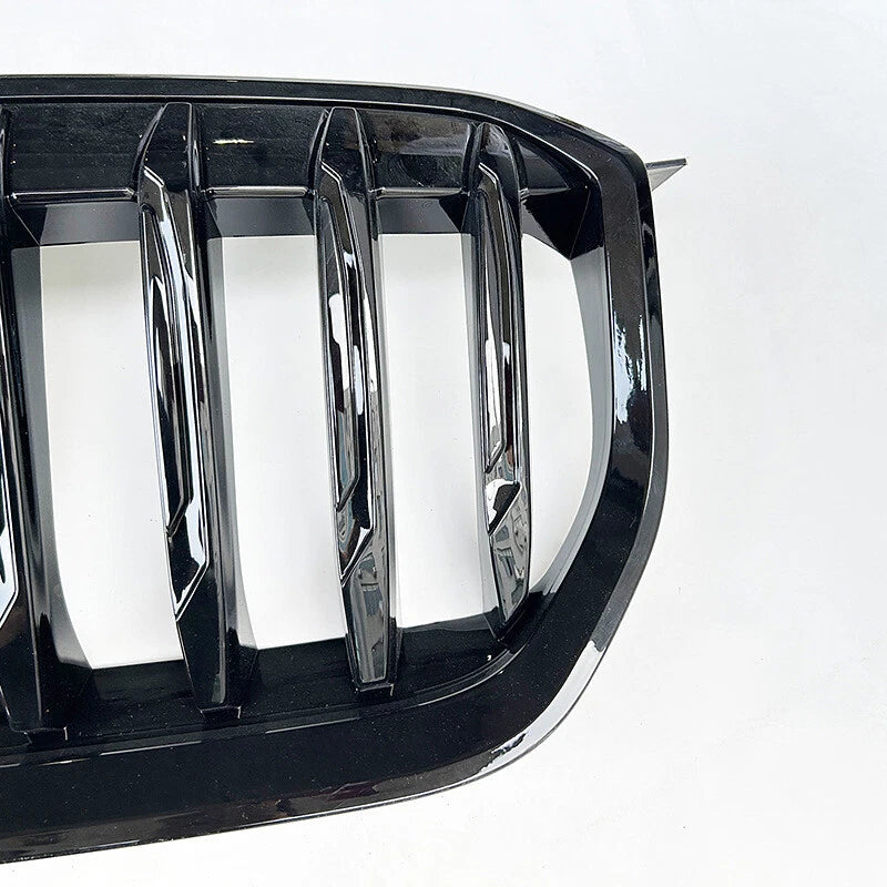 Gloss Black Front Bumper Kidney Grille Grill For BMW X1 U11 U12 20232024