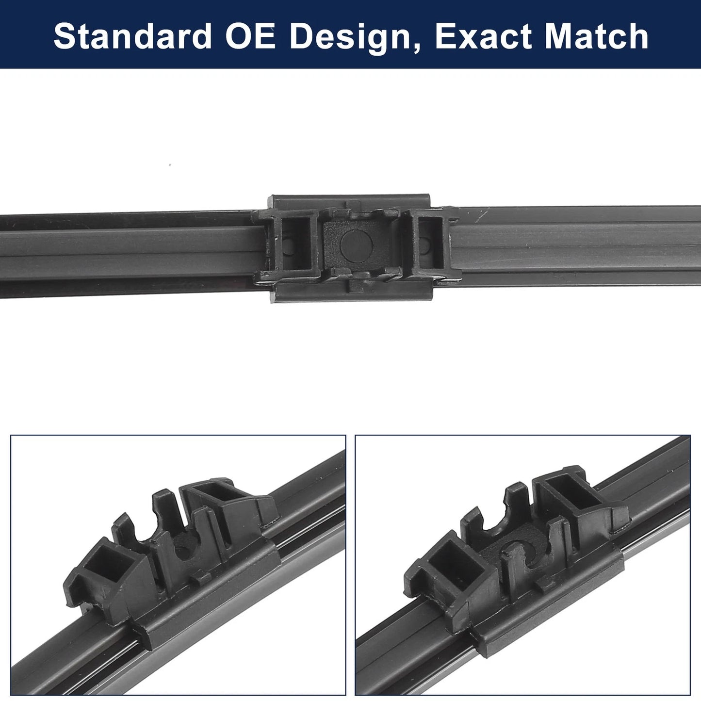 2 x Auto Rear Windshield Wiper Blades for Ford Escape (2013-2021)