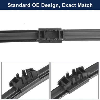 2 x Auto Rear Windshield Wiper Blades for Ford Escape (2013-2021)