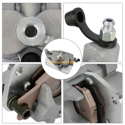 Front Brake Calipers with Pads for Yamaha Raptor 700 YFM700 YFM700R (2006–2024)