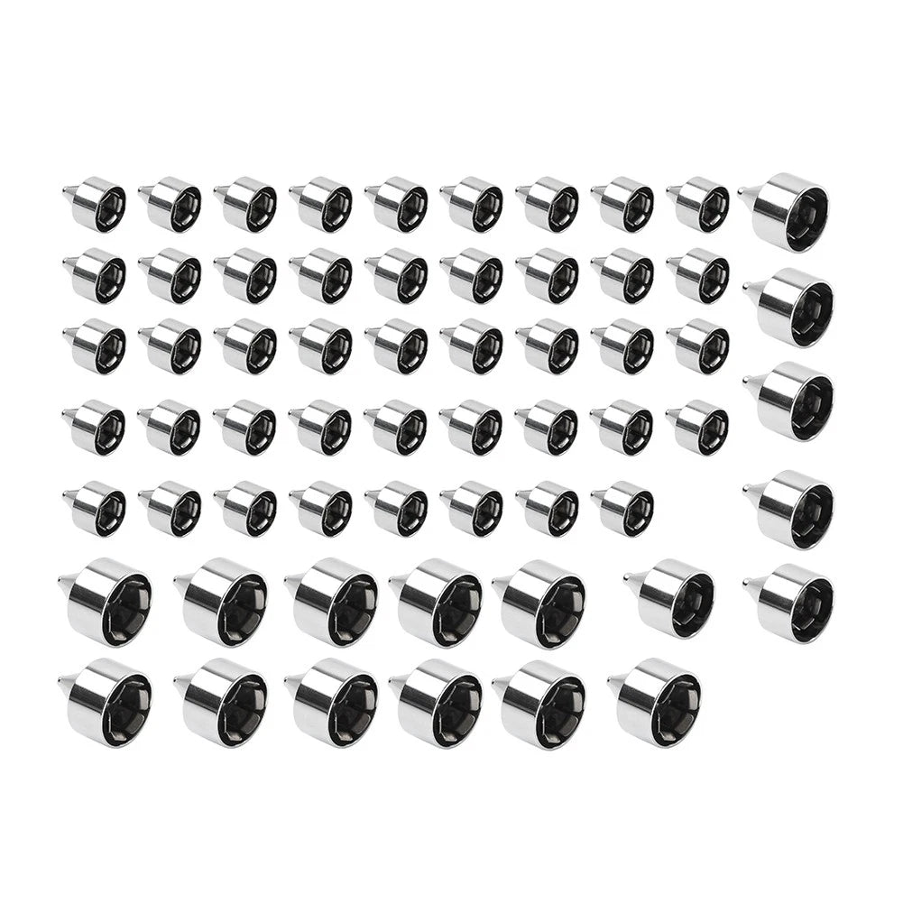 61X Engine Topper Bolt Caps Cover Chrome for Harley Twin Cam FLH (1999-2006)