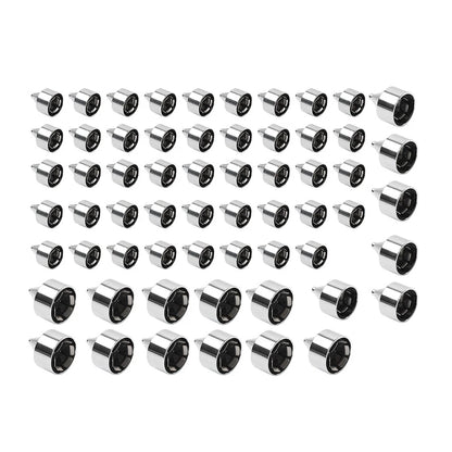 61X Engine Topper Bolt Caps Cover Chrome for Harley Twin Cam FLH (1999-2006)