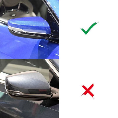 Carbon Fiber Add-on Side Mirror Caps for Cadillac CTS Sedan 14-19 / CTS-V 16-19