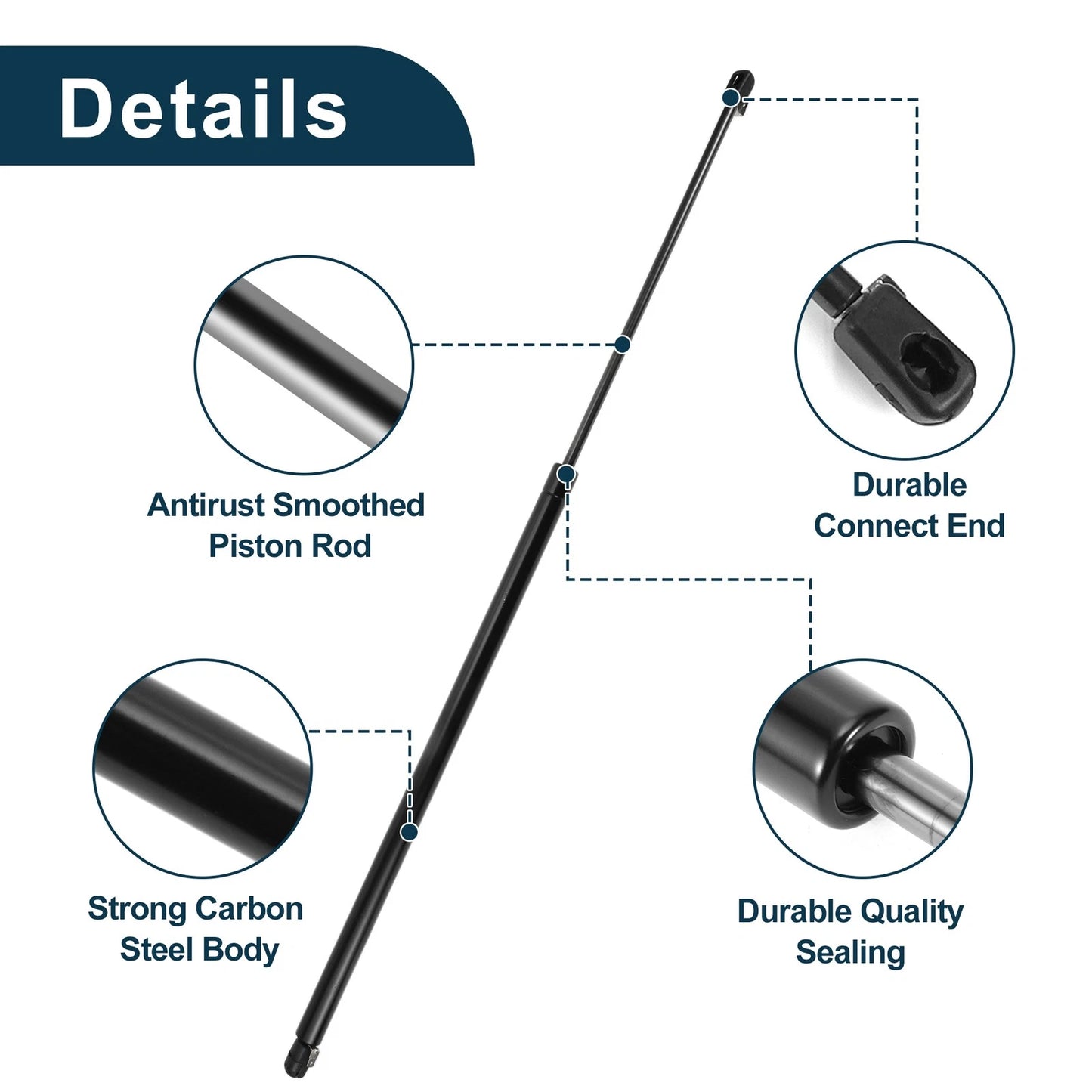Rear Hatch Lift Supports Struts for Chevrolet Corvette Hatchback