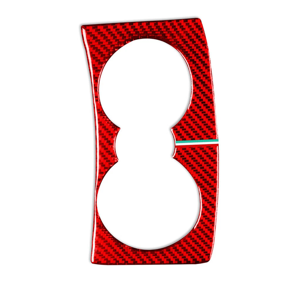 Inner Water Cup Holder Cover Trim for Alfa Romeo Giulia (2017-2019) Red