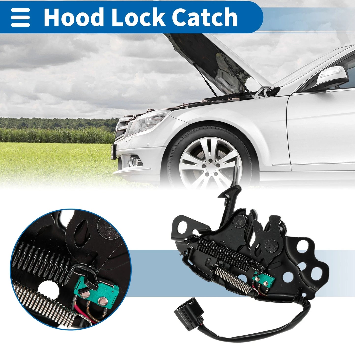 Hood Latch Assembly for Nissan Altima (2013-2015) 1 Pc