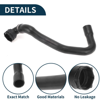 Upper Radiator Hose for Volvo S60 (2014) - Rubber Black 1 x Pipe