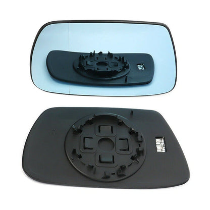 Heated Mirror Glass for 2005-2010 Jeep Grand Cherokee Left & Right Side Blue