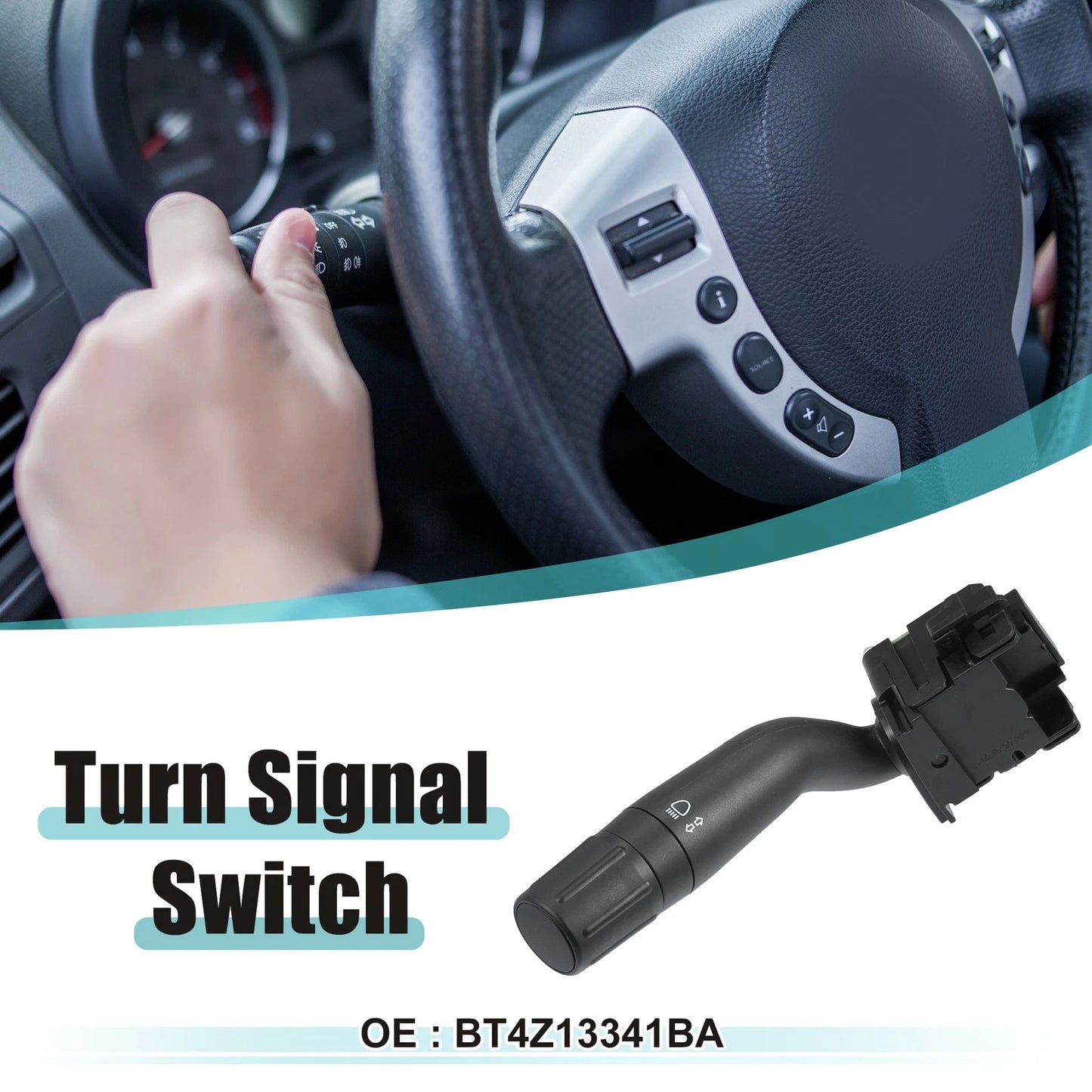 Turn Signal Switch for Ford Edge 3.5L V6, 3.7L V6 (2015-2023)