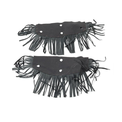 Front Rider Floorboard Fringe Covers for Honda, Yamaha, Harley