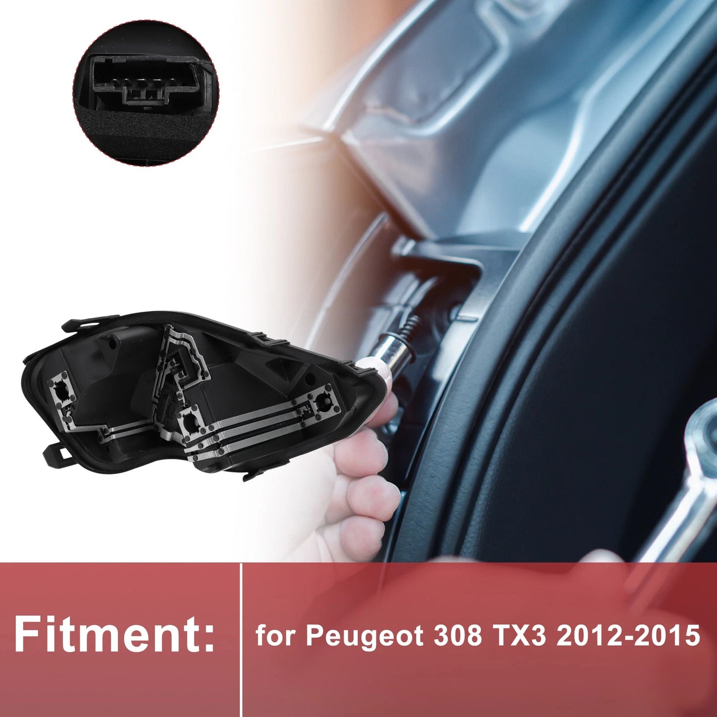Right Tail Light Socket for Peugeot 308 TX3 (2012-2015)