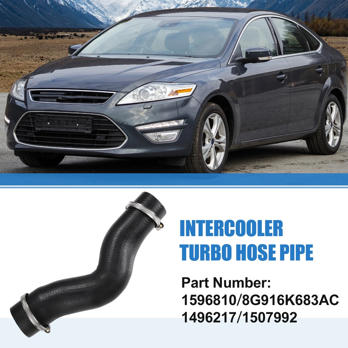 Intercooler Turbo Hose Pipe Set for Ford Mondeo Mk4 Galaxy S-Max (2007-2014)