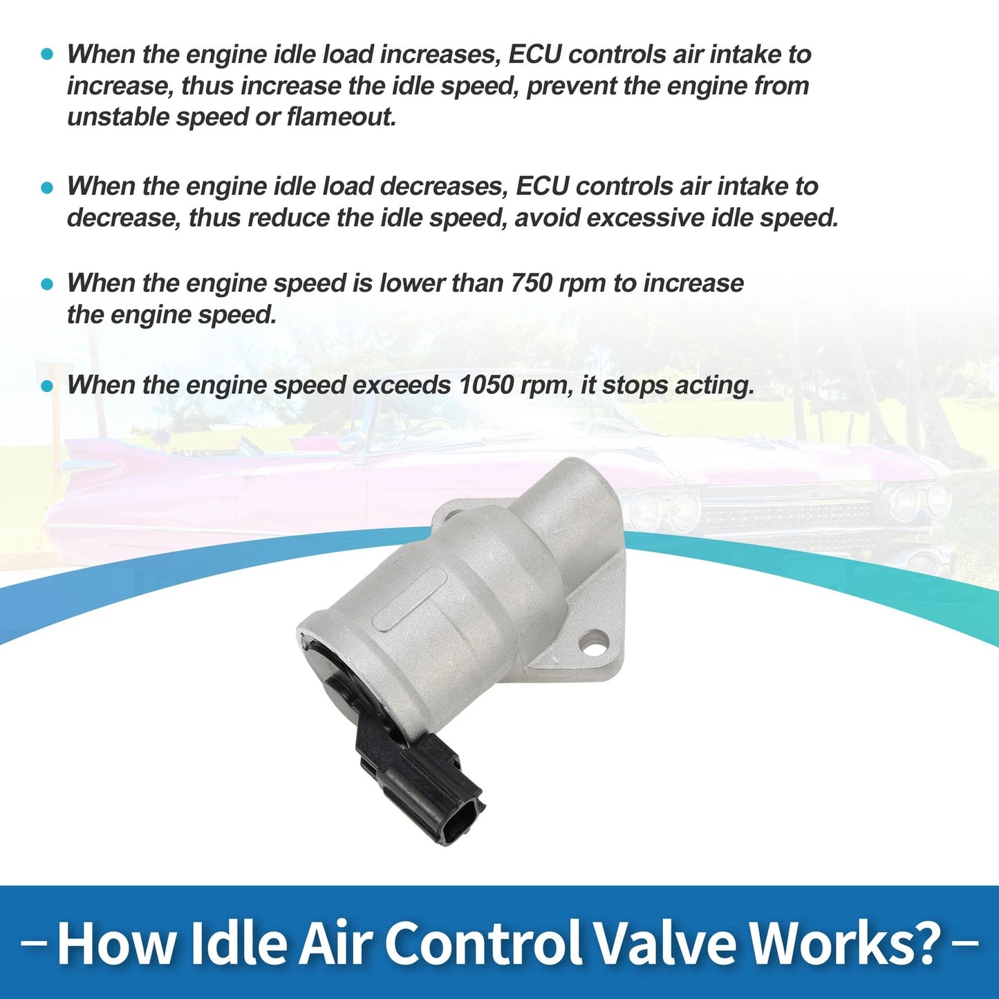 Idle Air Control Valve for Ford Mustang (2001)
