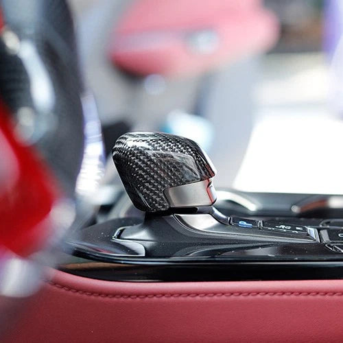 Carbon Fiber Gear Shift Knob Cover for Lexus RX350 500h (2023-2024)