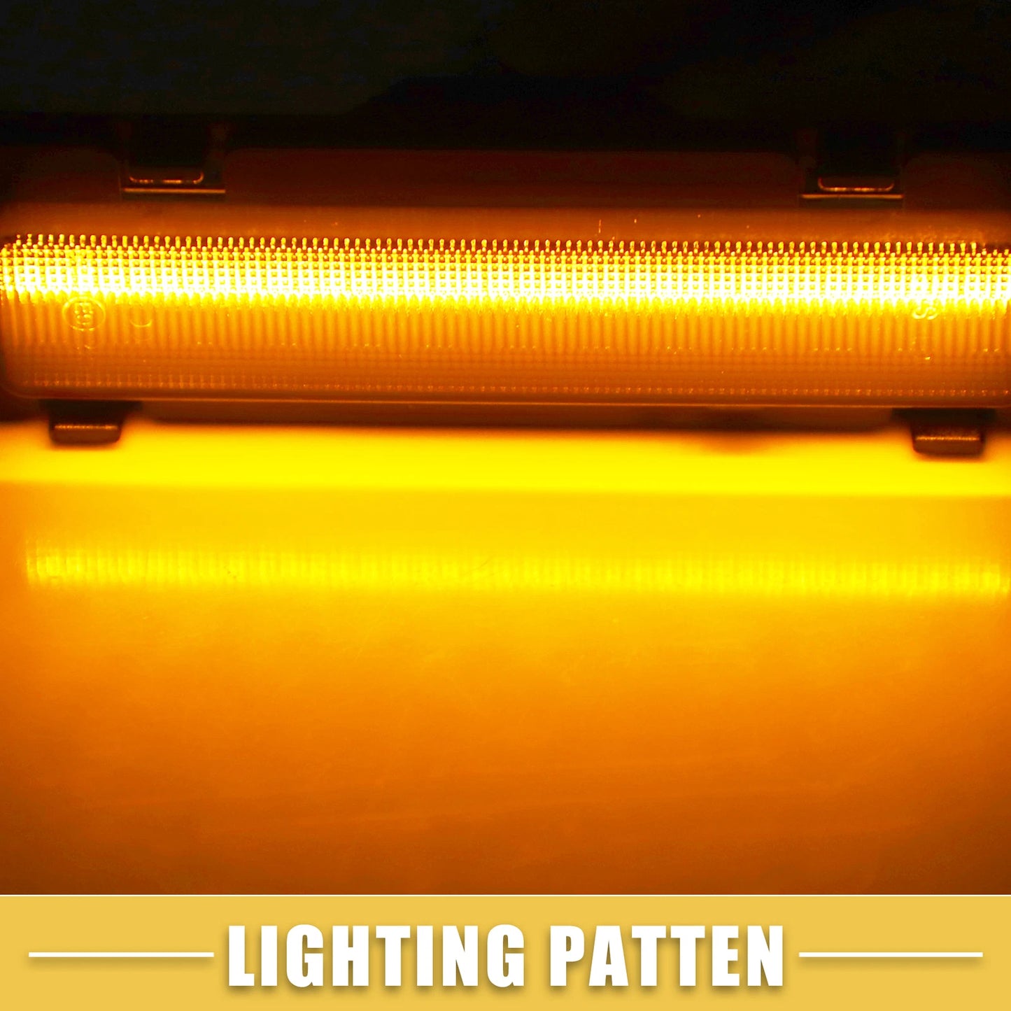Front LED Side Marker Light Amber Black for Chevy Camaro 1 Pair