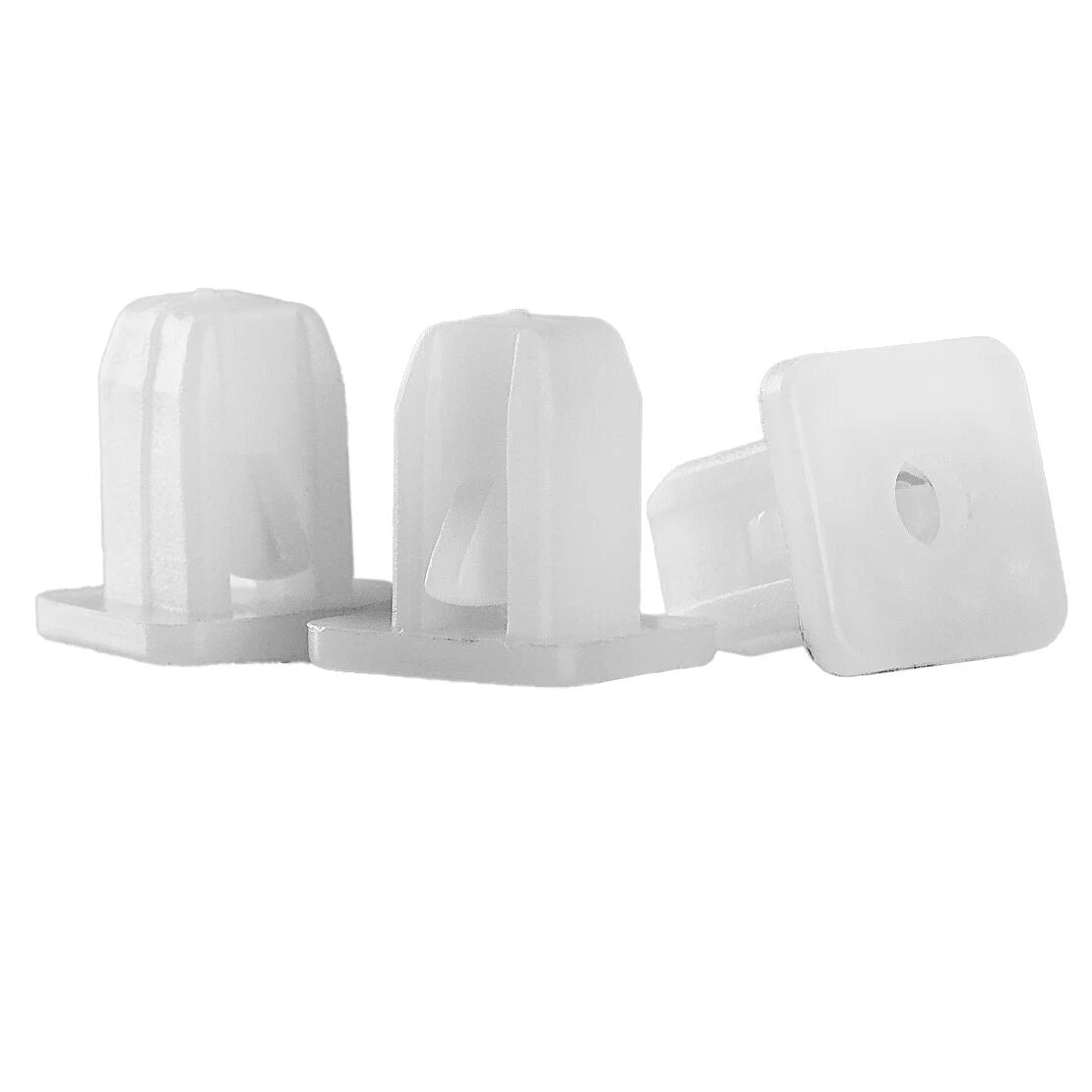 100pcs White Plastic Bumper Fender Push Clip Rivets for Car (Various Years)