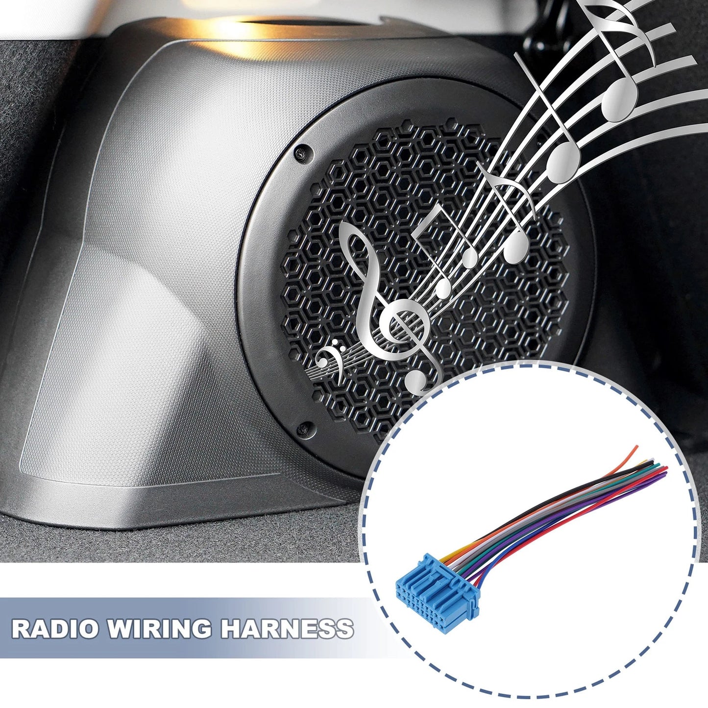 Car Stereo CD Player Wiring Harness for ACURA CL (1999-2003)