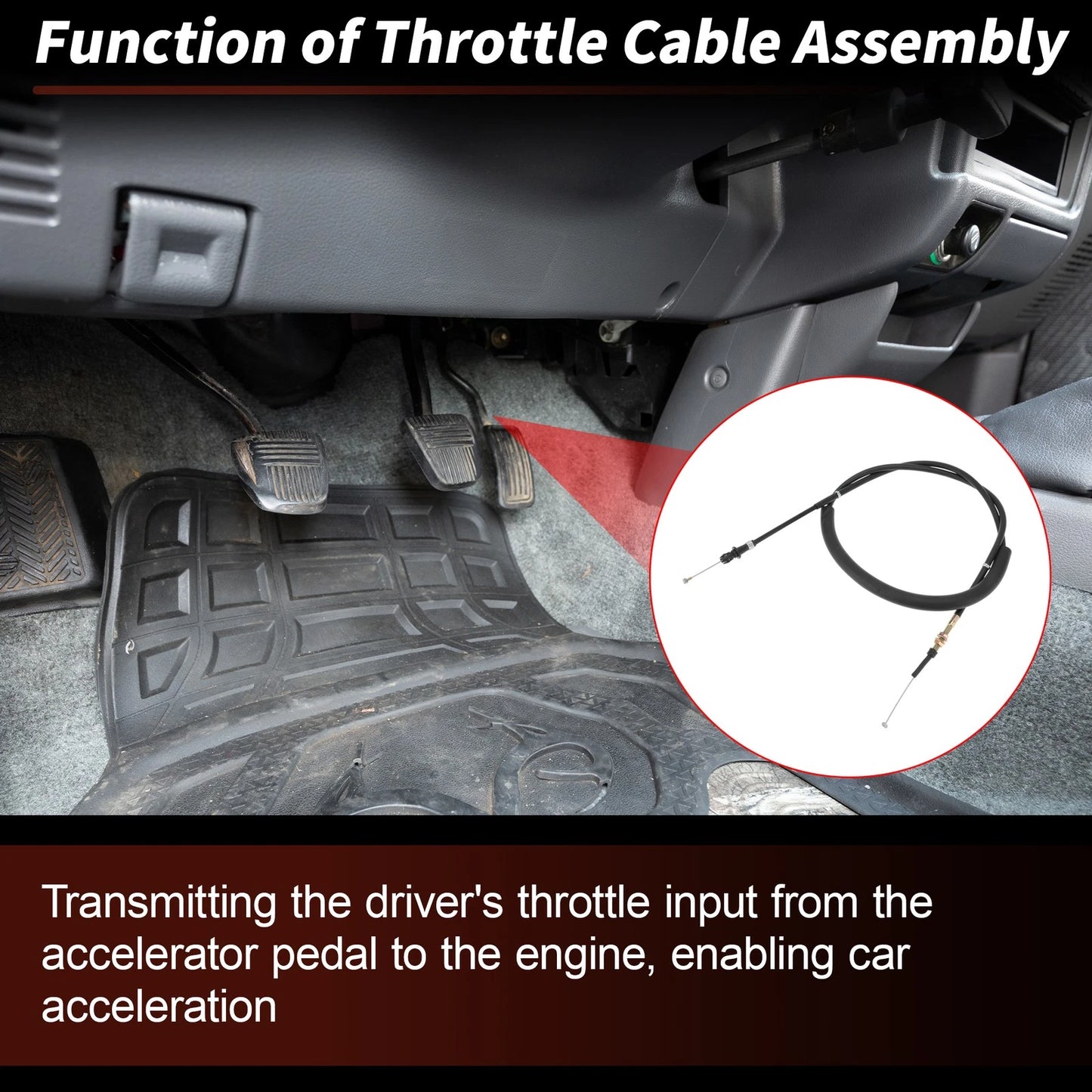 Throttle Cable for Toyota Tacoma 1995-2004