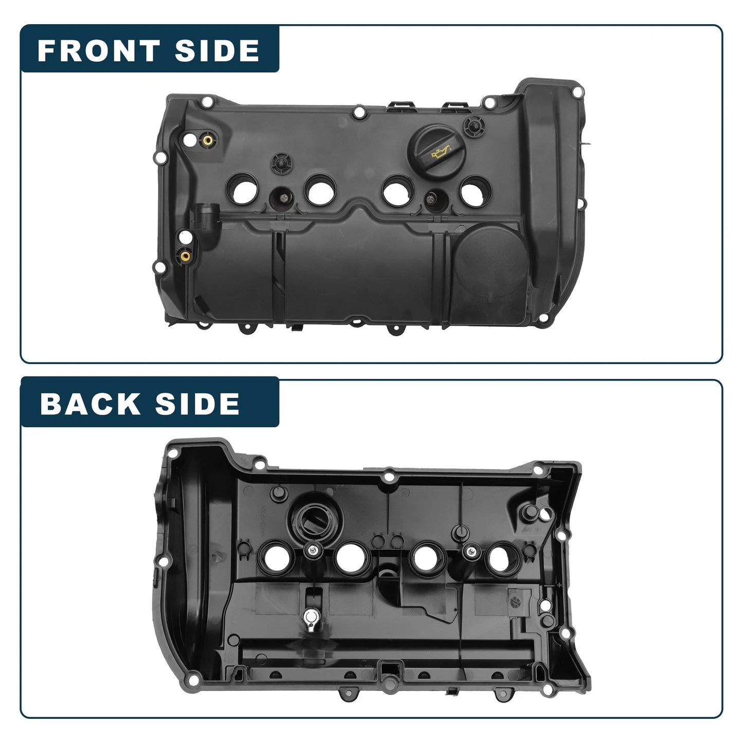 Engine Valve Cover & Gasket for Mini Cooper (2007-2015) Black