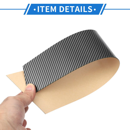 6 Pcs Door Pillar Window Trim for KIA K5 (2021-2023) Carbon Fiber Black