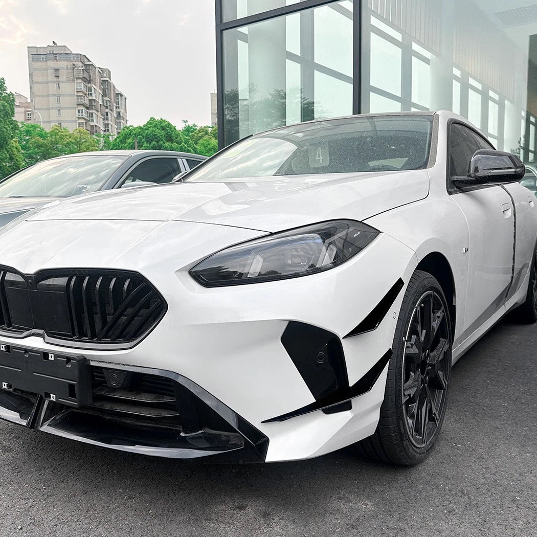 4X Front Bumper Trim Side Fin Canards Splitter for BMW 1/2-Series F70 F74
