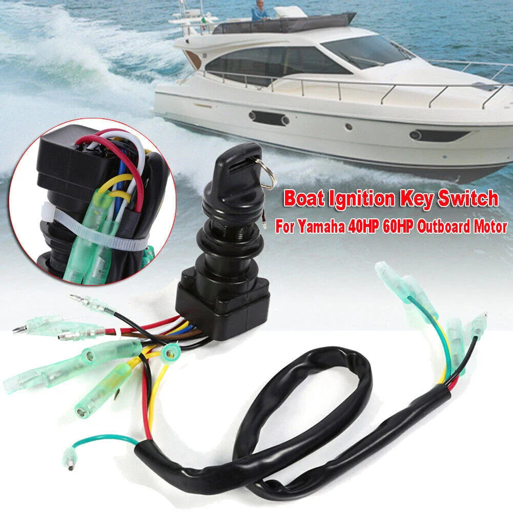 Ignition Switch Main Key Set for Yamaha Outboard Control