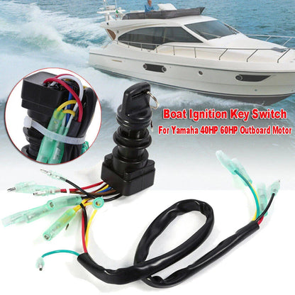 Ignition Switch Main Key Set for Yamaha Outboard Control
