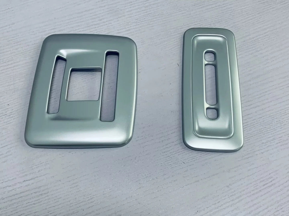 ABS Matte Front & Rear Reading Light Lid Cover Trim for 2023-2024 Toyota Prius Set