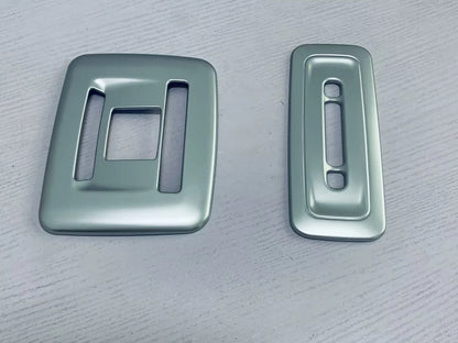 ABS Matte Front & Rear Reading Light Lid Cover Trim for 2023-2024 Toyota Prius Set