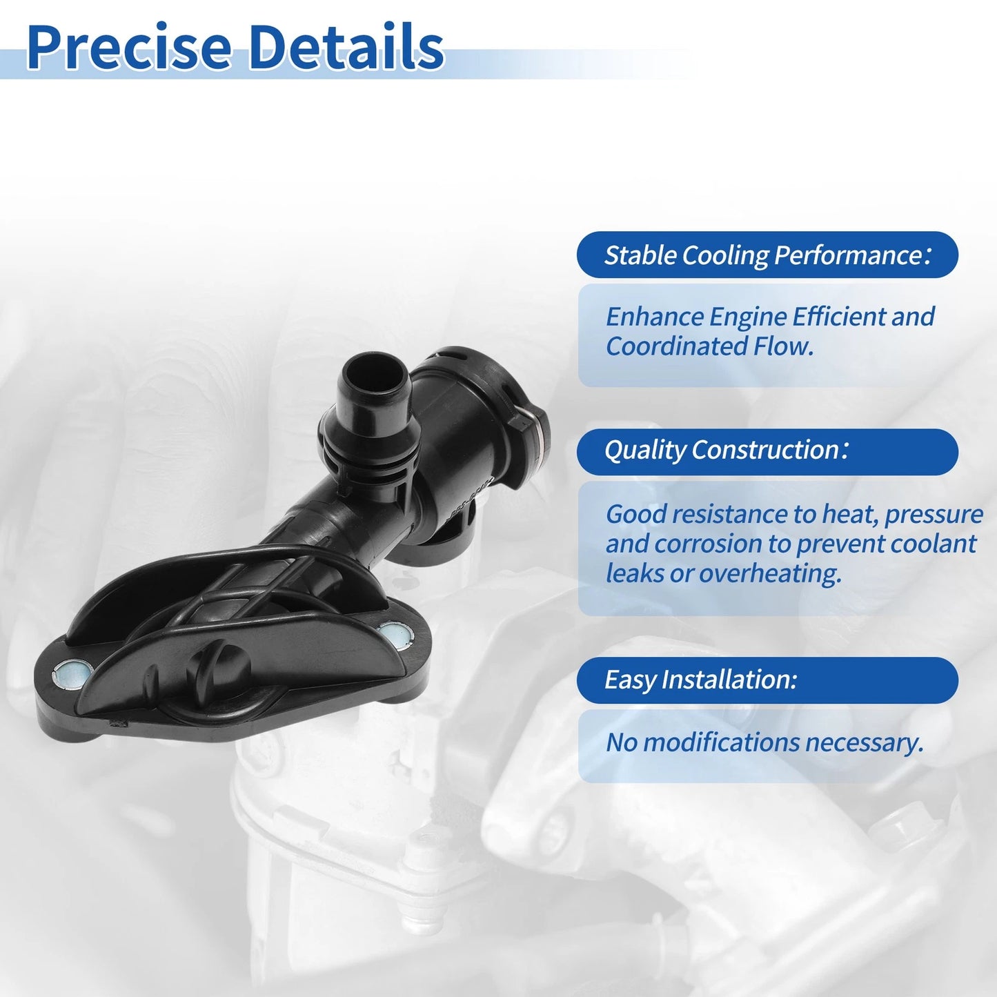 Engine Coolant Thermostat Housing for BMW X5 (2007-2013)