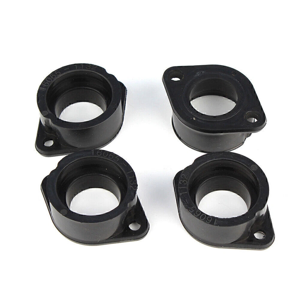 4Pc Carburetor Intake Manifold Boot for Kawasaki KZ650H2/H3 (1977-1978)