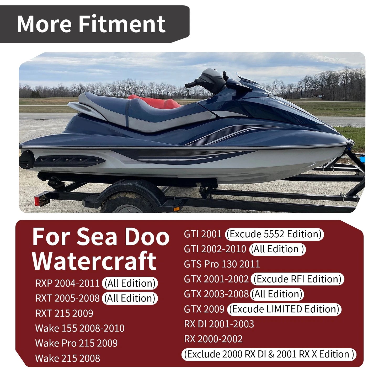 Reverse Gate Bucket for Sea-Doo RX / RX DI (2000–2003)