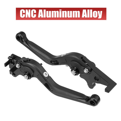 Motorcycle Brake Clutch Levers 1 Pair Folding for Honda PCX125 (2021) Black