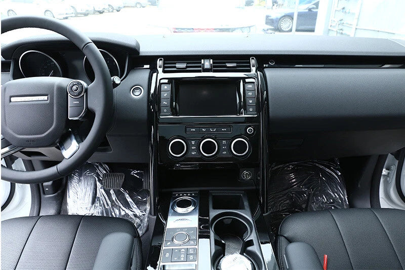 Black Center AC Volume Button Panel Cover Trim For Range Rover Discovery 5