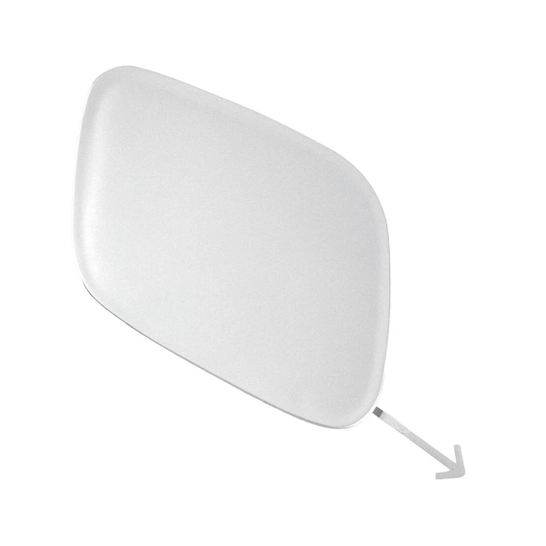 Silver Front Left Bumper Tow Hook Eye Cover for Toyota Prius (2019-2021)