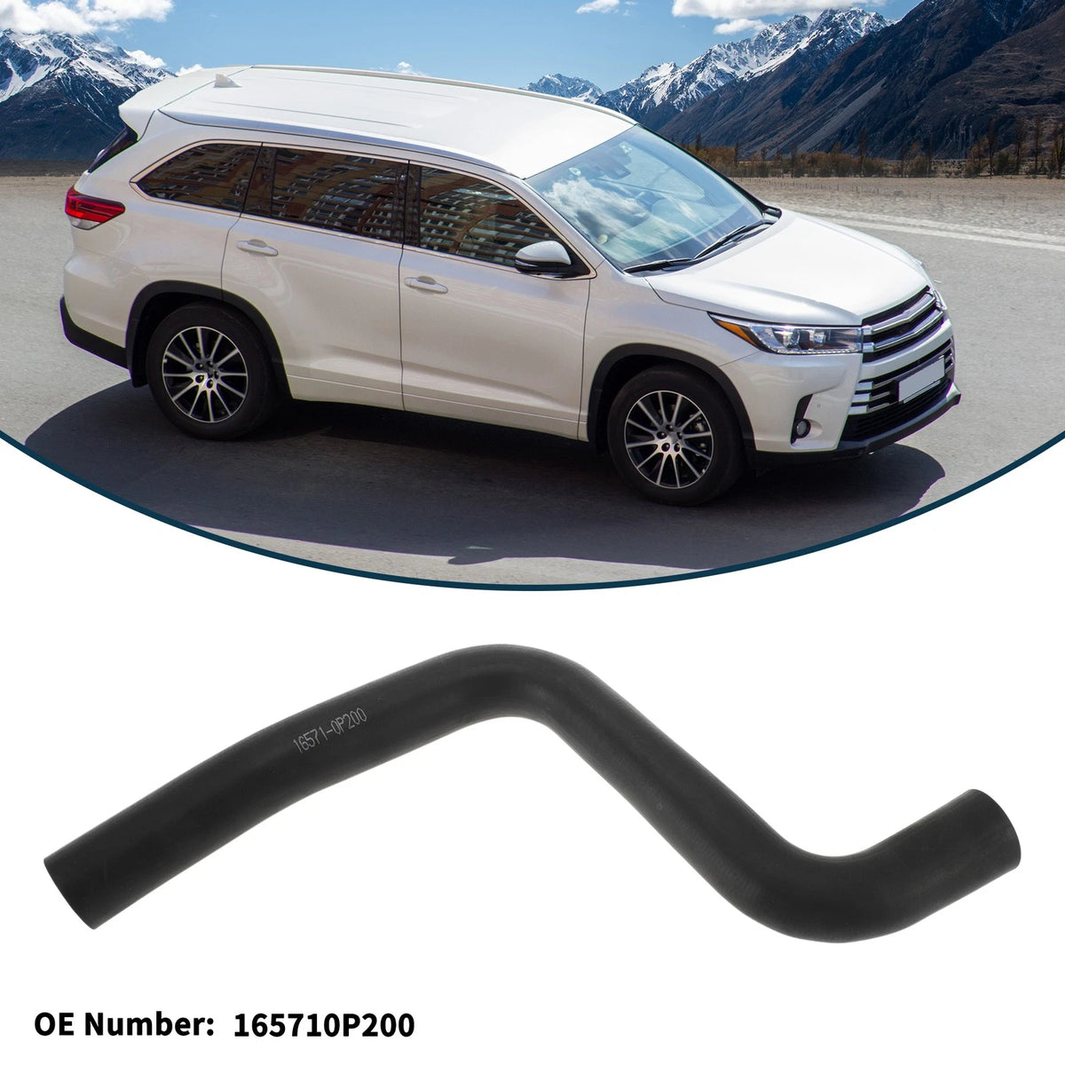 Radiator Hose for Toyota Highlander 7-Seater Elite Edition (2014-2019)