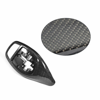 Carbon Fiber Black Gear Shift Knob Cover for BMW F20 F22 F30 F32 F10 (2011-2020)