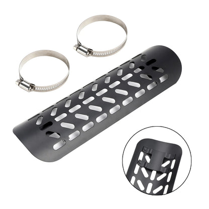 Exhaust Pipe Holder Cover for Motorcycle Schwarzb